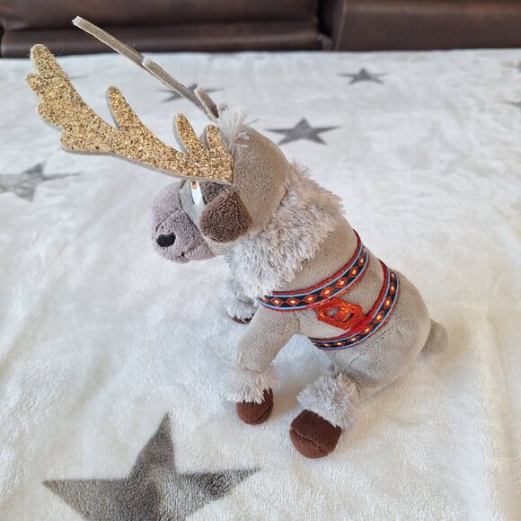 TY Sparkle SVEN Reindeer 2019 Disney Frozen 2 Beanie Buddy Plush Toy  9" - Picture 2 of 8
